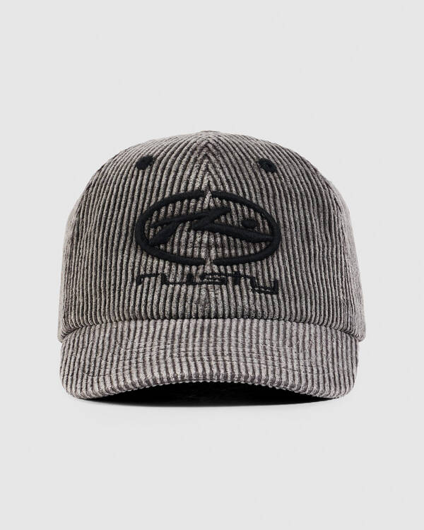 Rusty Placid Cord 6 Panel Cap for Mens