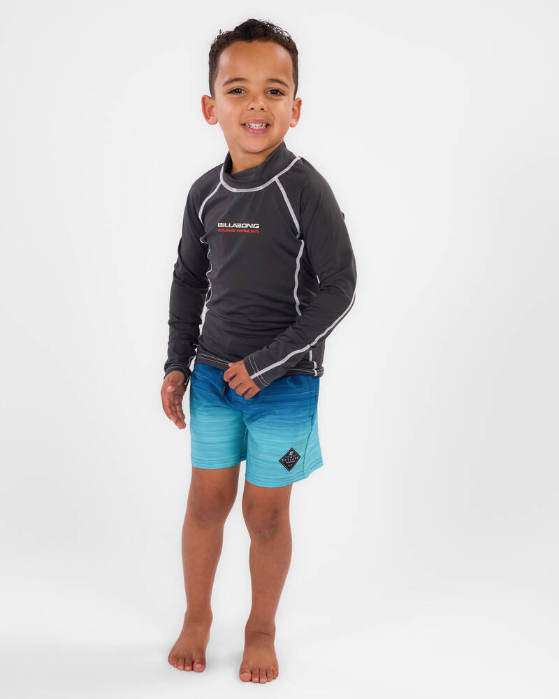 Billabong Toddlers' Spec 73 Long Sleeve Rash Vest for Mens