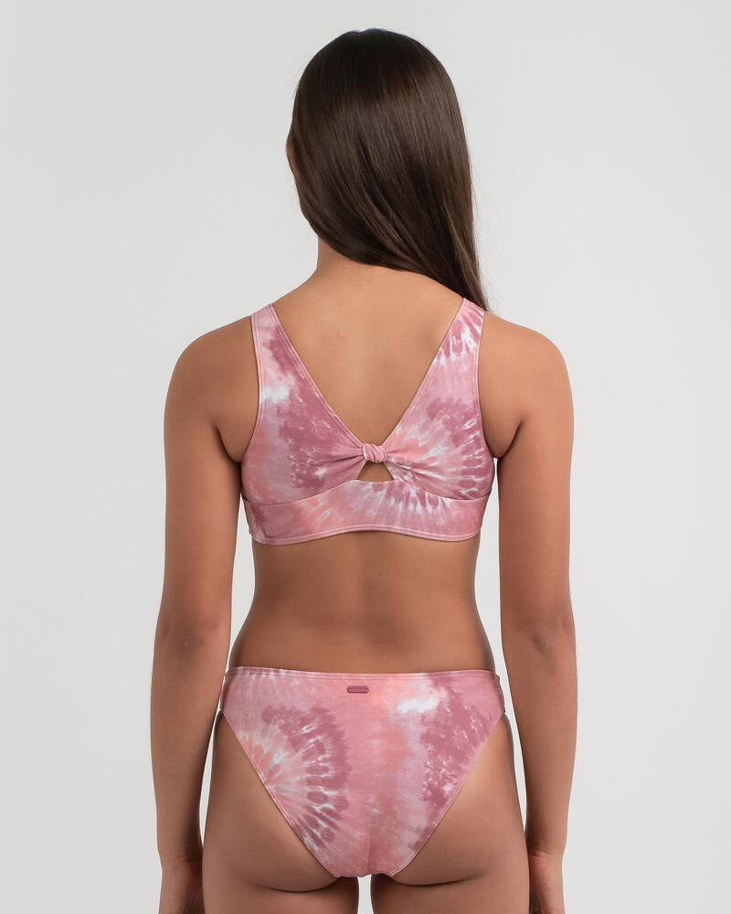 Roxy Girls' Colors Reflection Crop Bikini for Womens