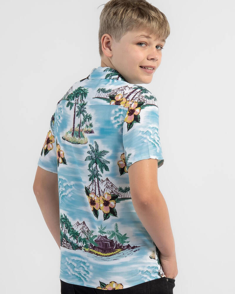 Skylark Boys' Kon Tiki Short Sleeve Shirt for Mens