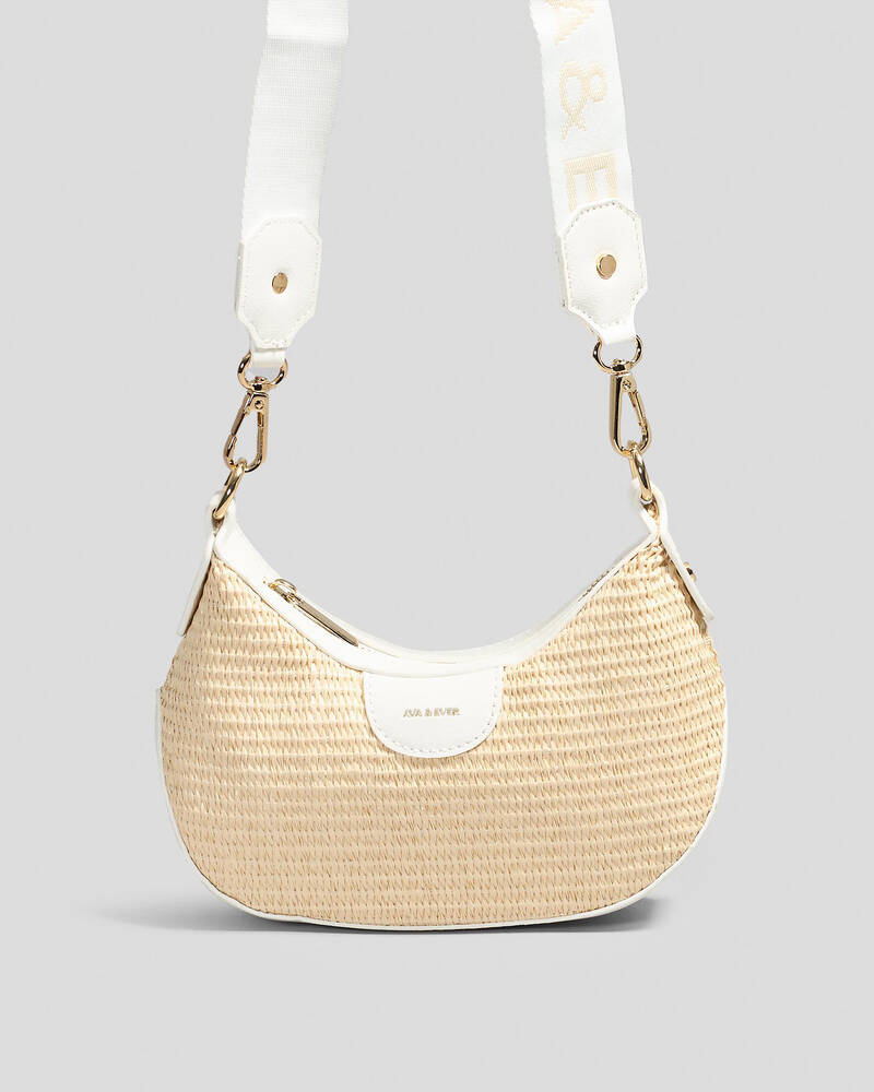 Ava And Ever Sammy Straw Crossbody Bag for Womens