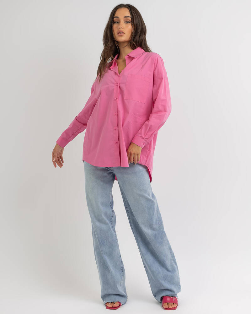 Ava And Ever Material Girl Shirt for Womens