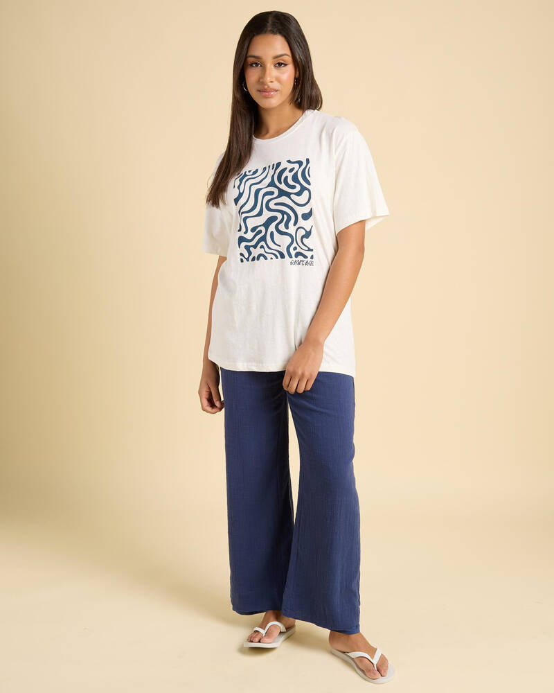 Rhythm Waverly Oversized T-Shirt for Womens