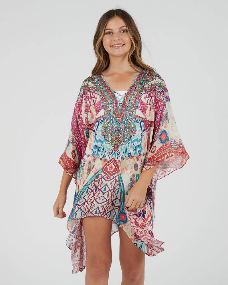 Kaiami Girls' Gaze Kaftan Beach Cover for Womens