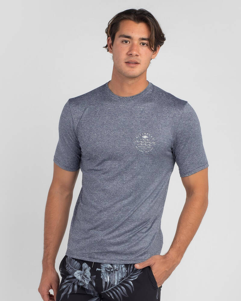 Billabong Wavey Davey Short Sleeve Rash Vest for Mens
