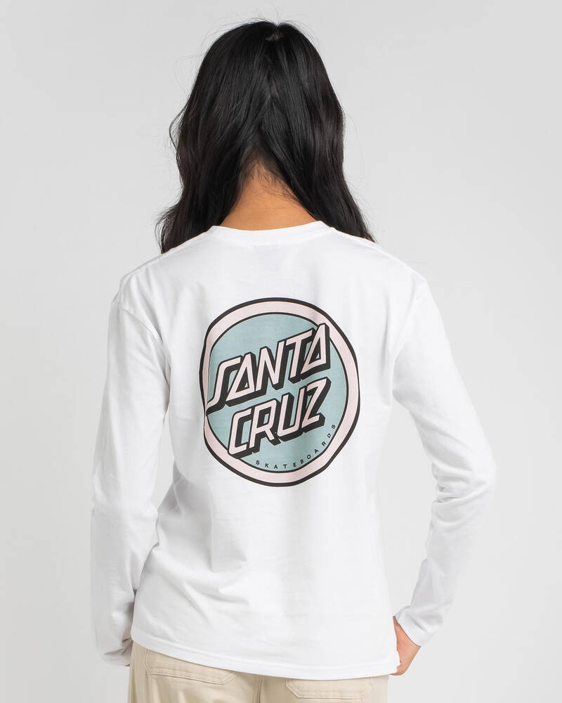 Santa Cruz Retro Dot Long Sleeve T-Shirt for Womens