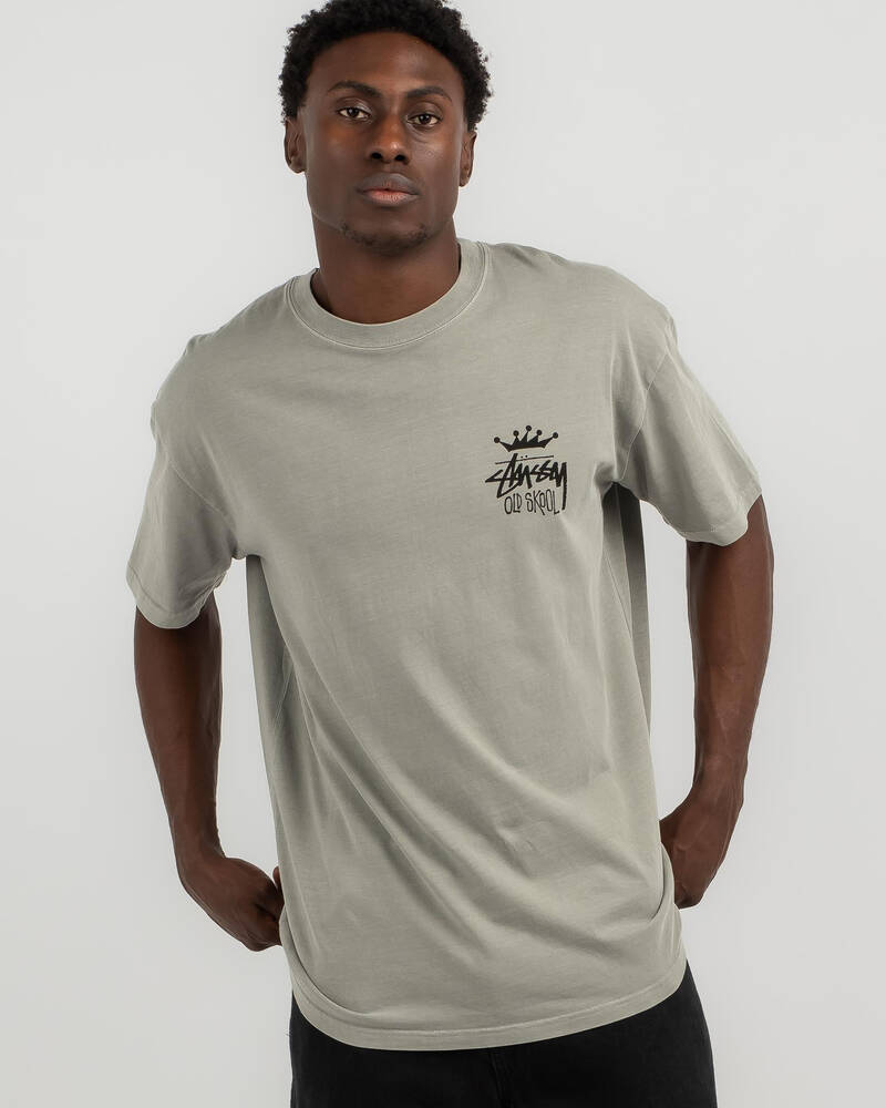 Stussy Old Skool 50/50 T-Shirt for Mens