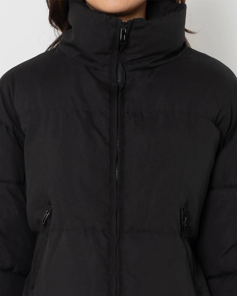 Ava And Ever Academy Puffer Jacket In Black City Beach Australia