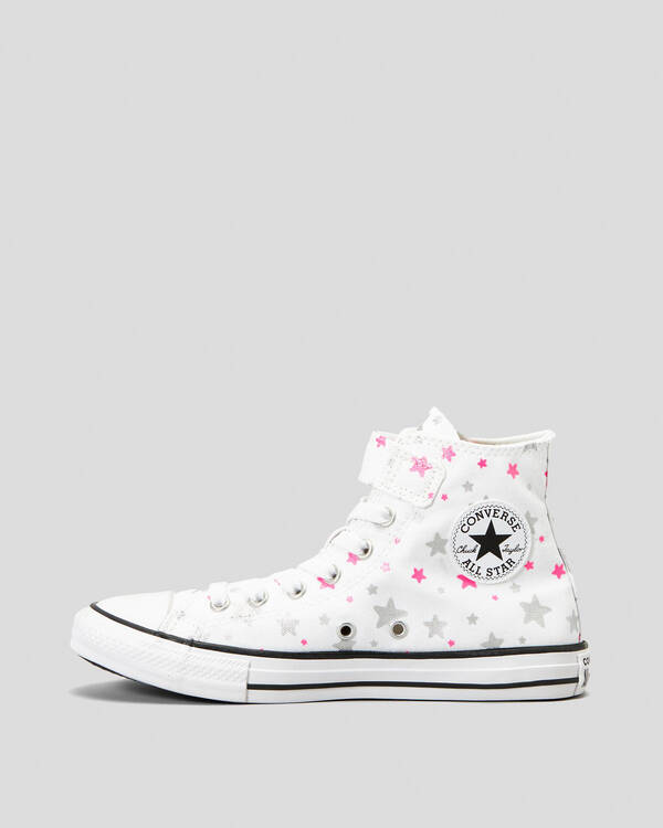 Converse Girls' Chuck Taylor All Star Easy On Sparkle Party for Womens
