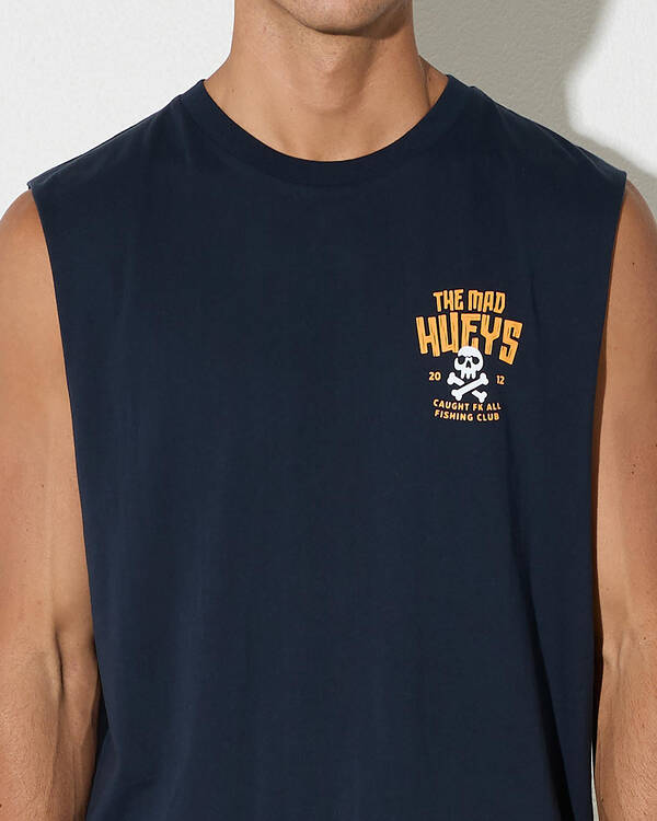 The Mad Hueys Caught Fk All Muscle Tank for Mens