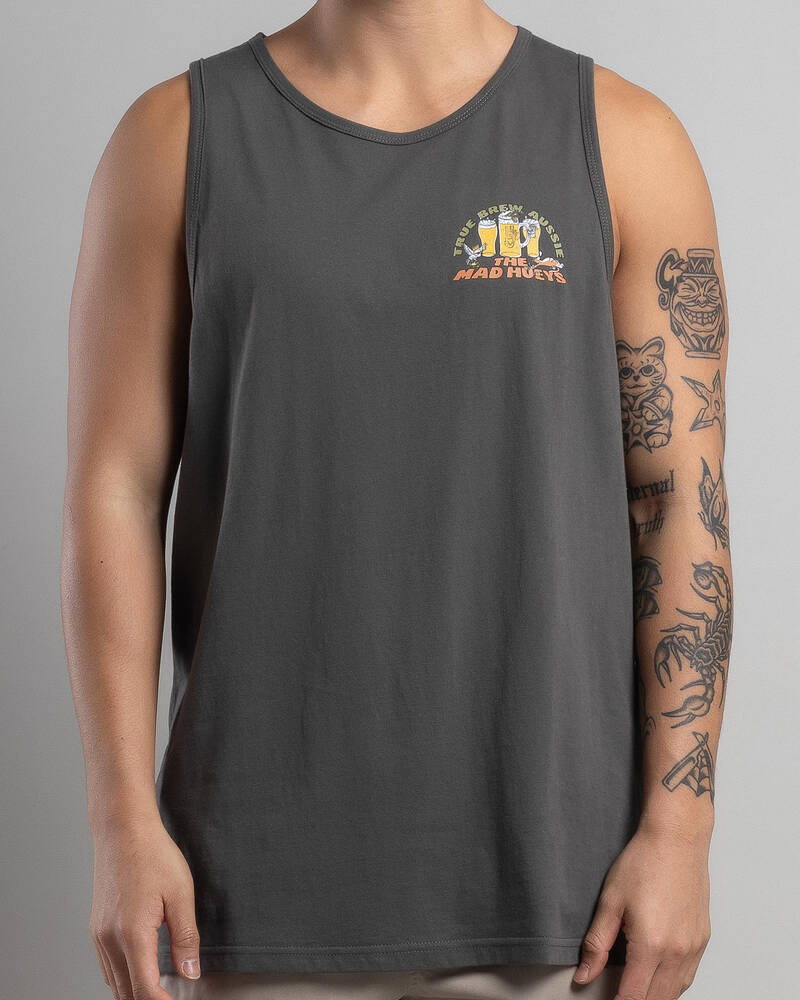 The Mad Hueys True Brew Singlet Tank for Mens