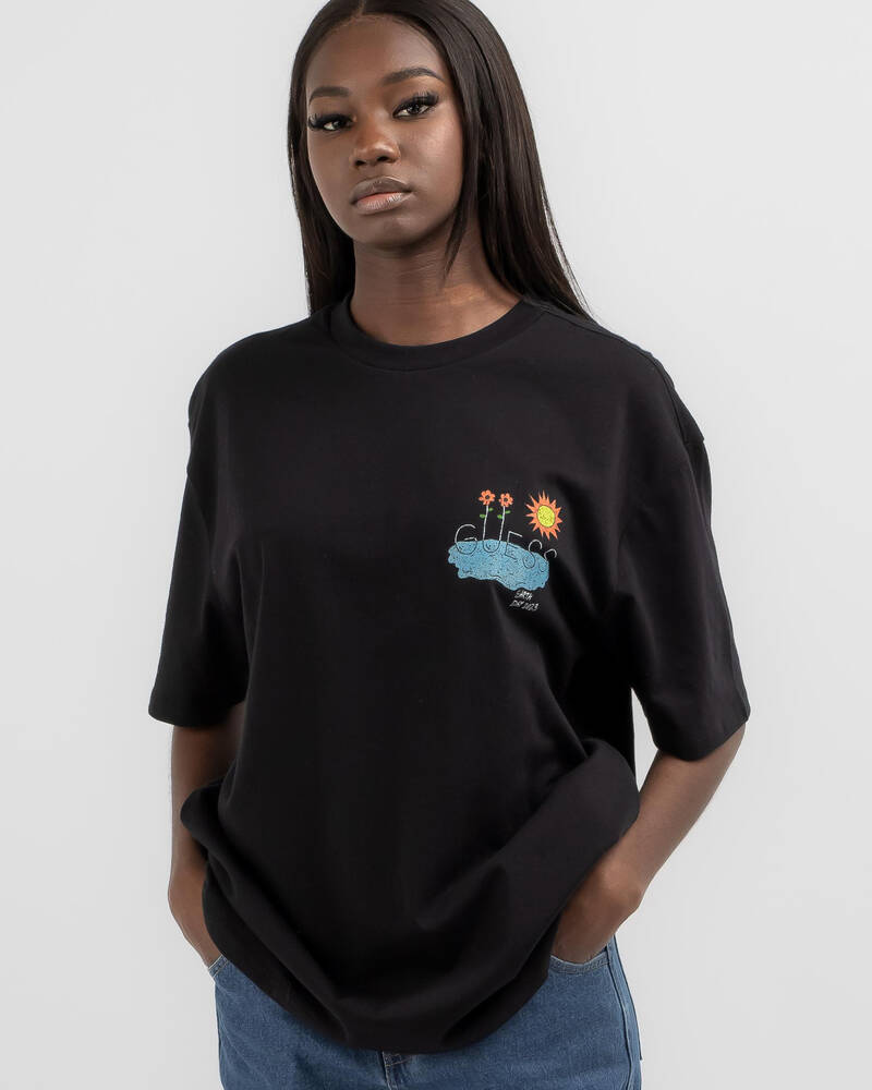 GUESS Originals Earth Day Garden T-Shirt for Womens