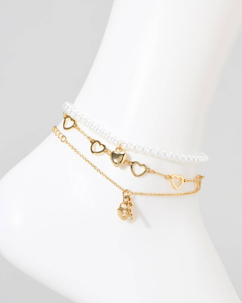 Karyn In LA Lover Anklet Pack for Womens