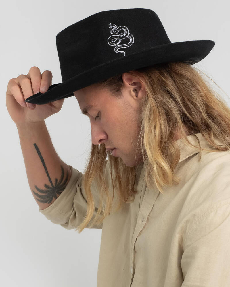 Billy Bones Club The Snake Felt Hat for Mens