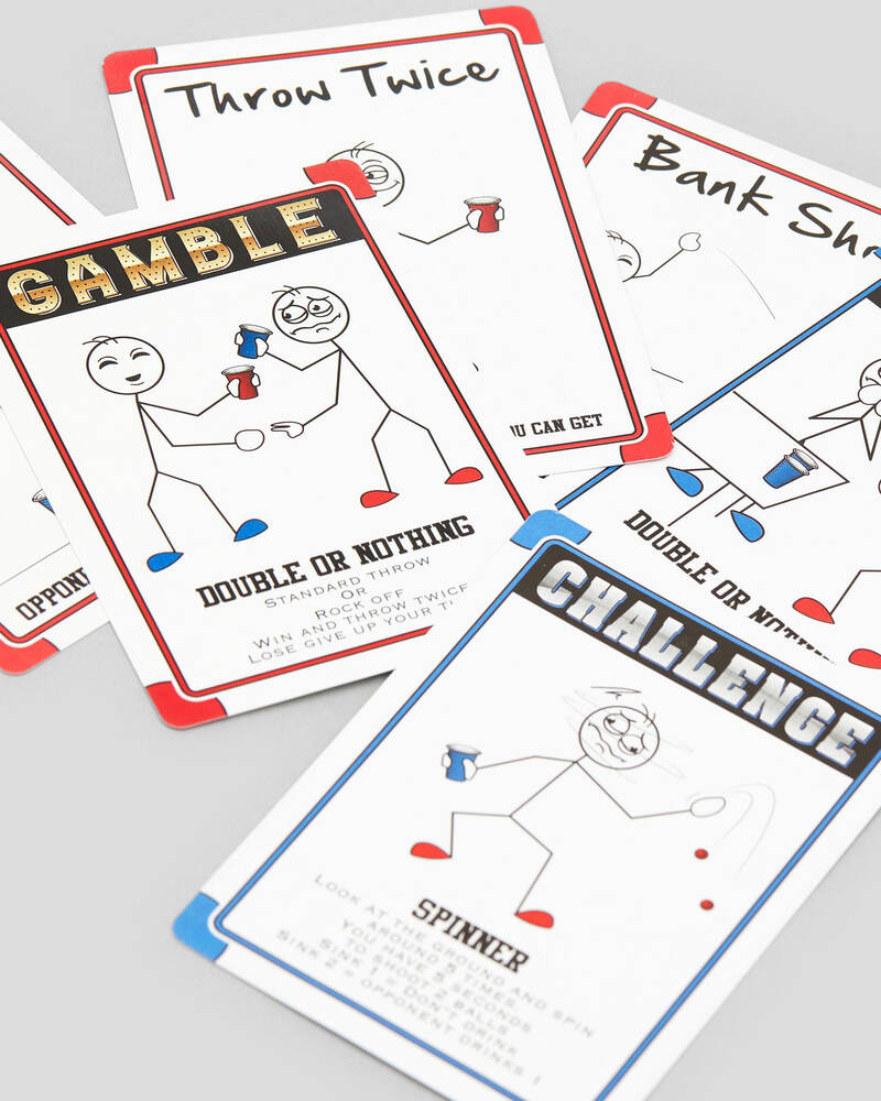 Get It Now Cards for Beer Pong Game for Unisex