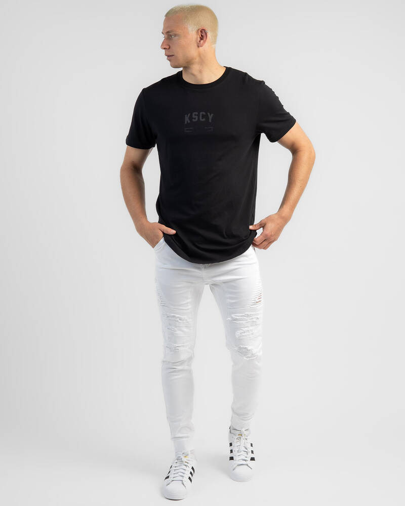 Kiss Chacey Deny Dual Curved T-Shirt for Mens