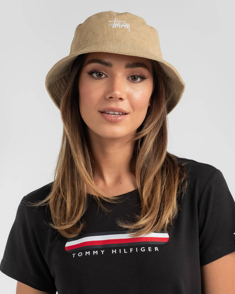 Stussy Graffiti Cord Bucket Hat for Womens