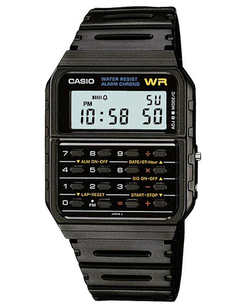 Casio CA53W-1 Calculator Watch for Mens