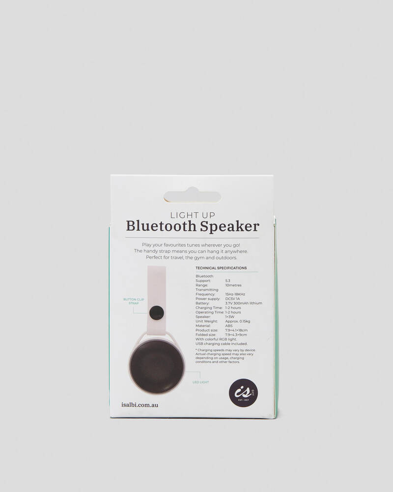 Get It Now Light Up Bluetooth Speaker for Unisex