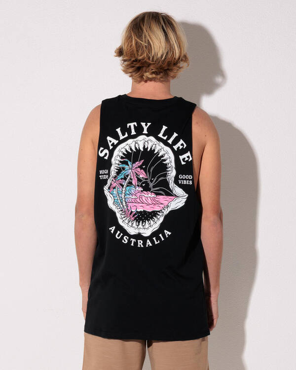 Salty Life High Tide Muscle Tank for Mens
