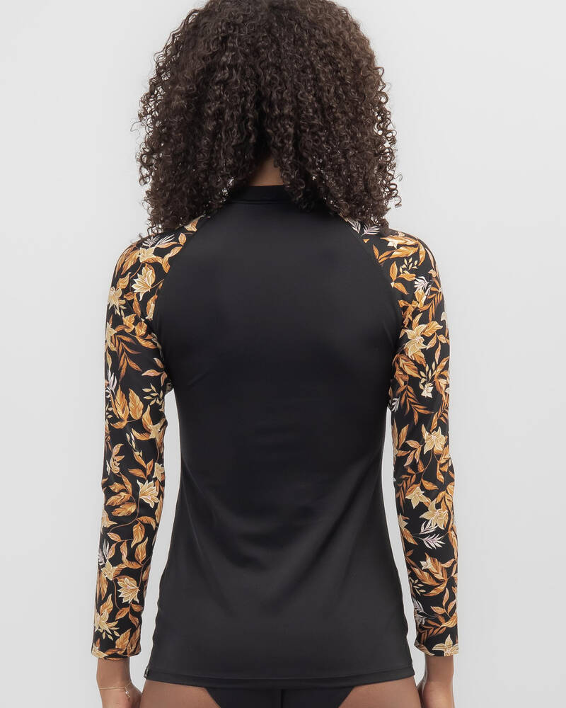 Rip Curl LA Isla UPF Long Sleeve Rash Vest for Womens