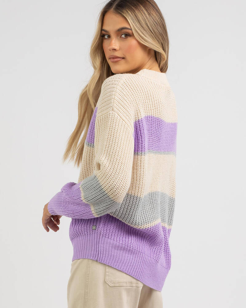 Roxy Little Good Day Stripe Knit for Womens