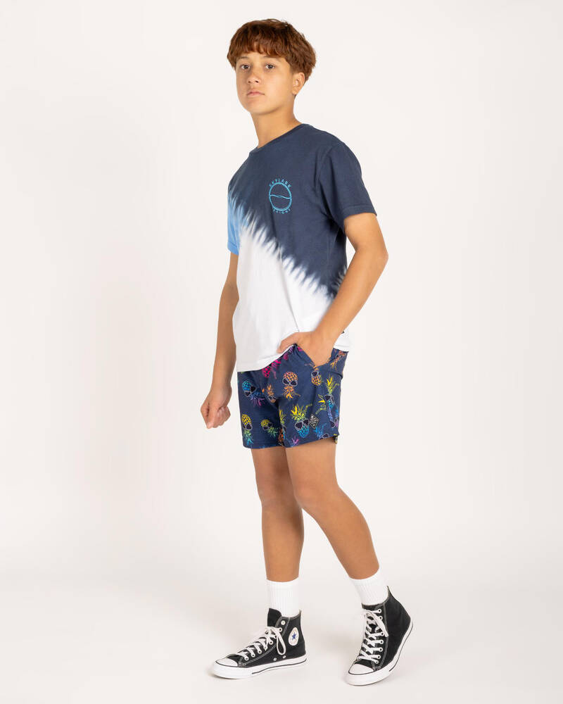 Skylark Boys' Scene Elastic Waist Shorts for Mens