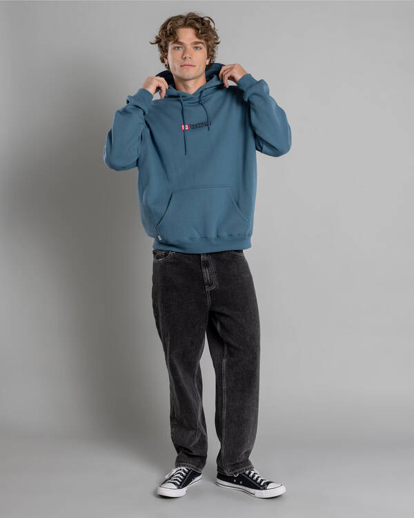 S-Double S-Cube Block Hoodie for Mens