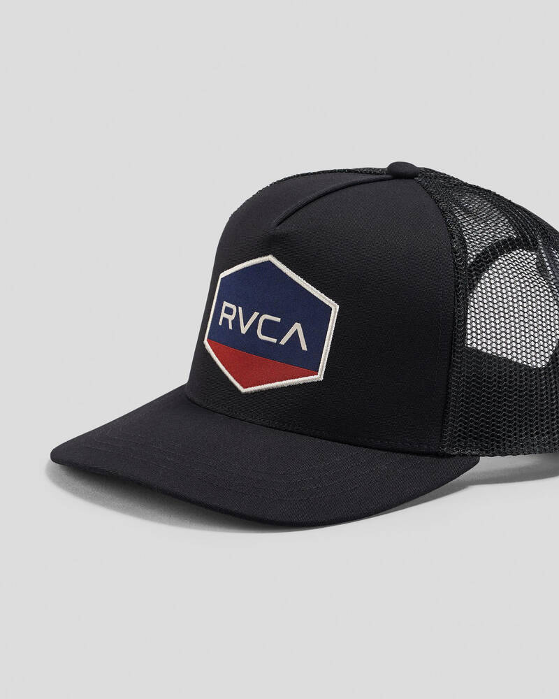 RVCA Commonwealth Curved Trucker Cap for Mens