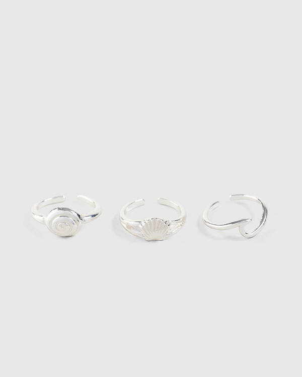 Swirl Toe Ring Pack