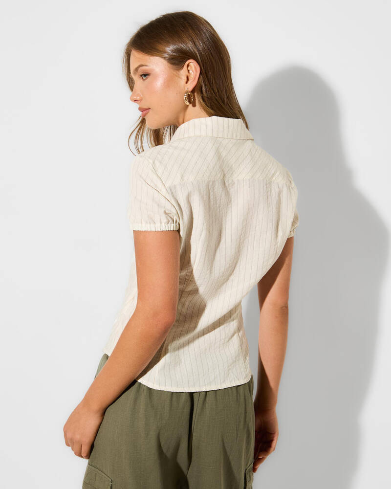 Rusty Missy May Stripe Shirt for Womens