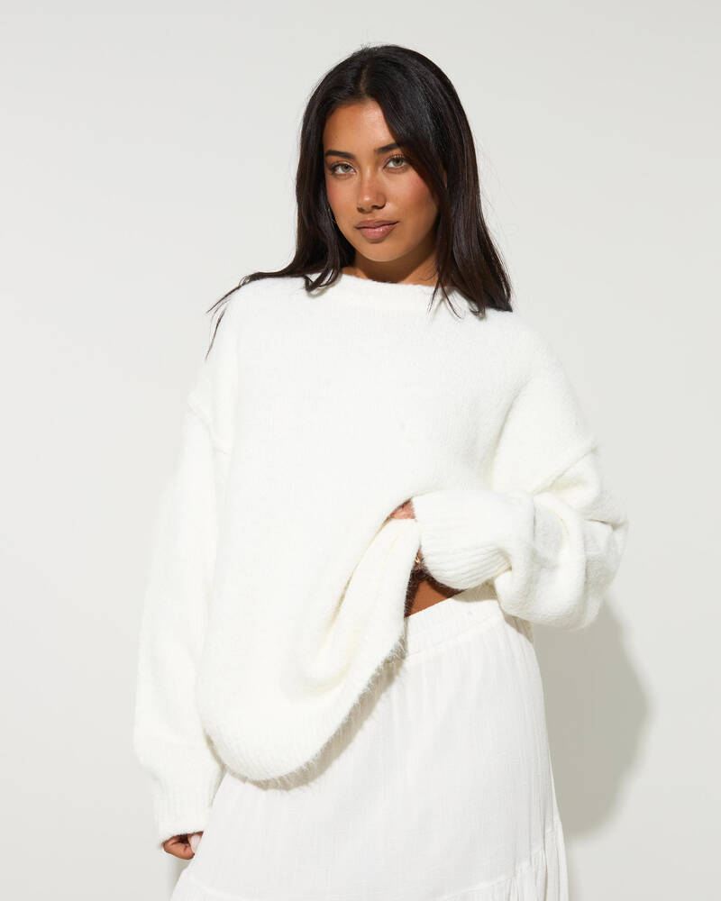 Mooloola Lush Crew Neck Knit Jumper for Womens