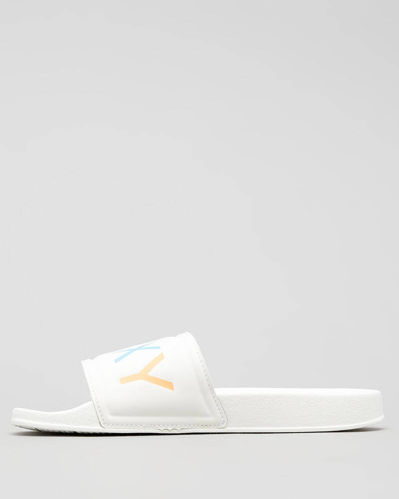 Roxy Girls' Roxy Slippy Slide Sandals for Womens