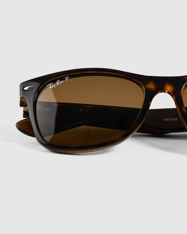 Ray-Ban New Wayfarer Polarised Sunglasses for Unisex