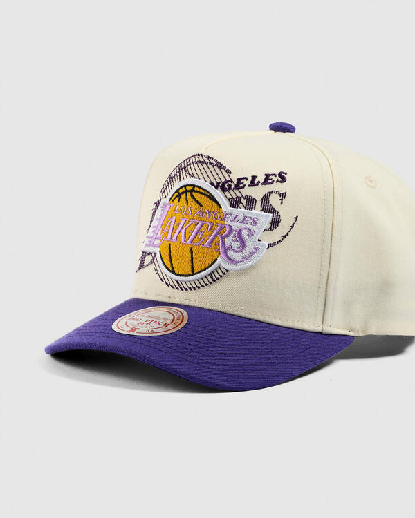 Mitchell & Ness Los Angeles Lakers Pro Pinch Cap for Mens