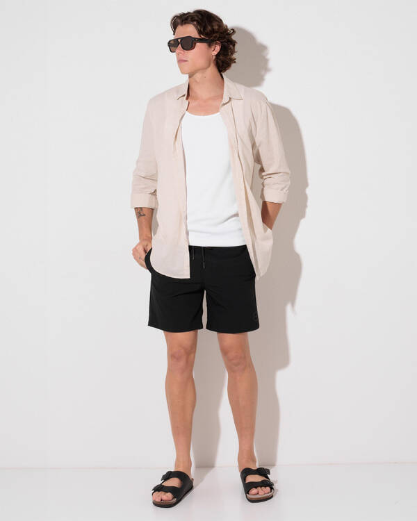 Skylark Cinch Elastic Waist Shorts for Mens