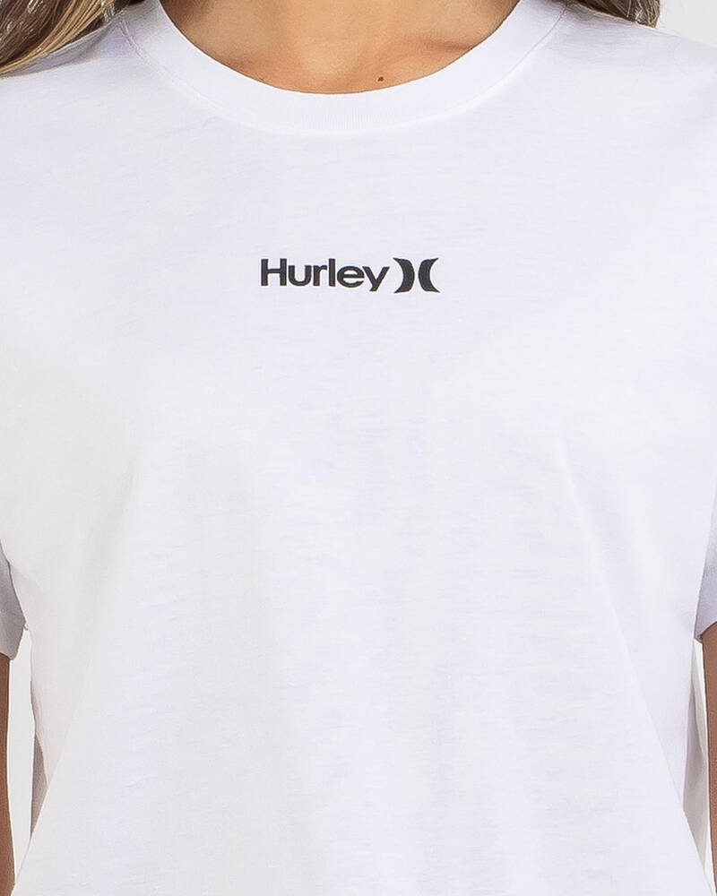 Hurley Smalls OAO Cropped T-Shirt for Womens