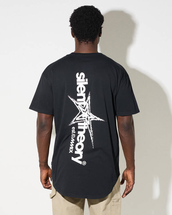 Silent Theory Chaos Scoop T-Shirt for Mens