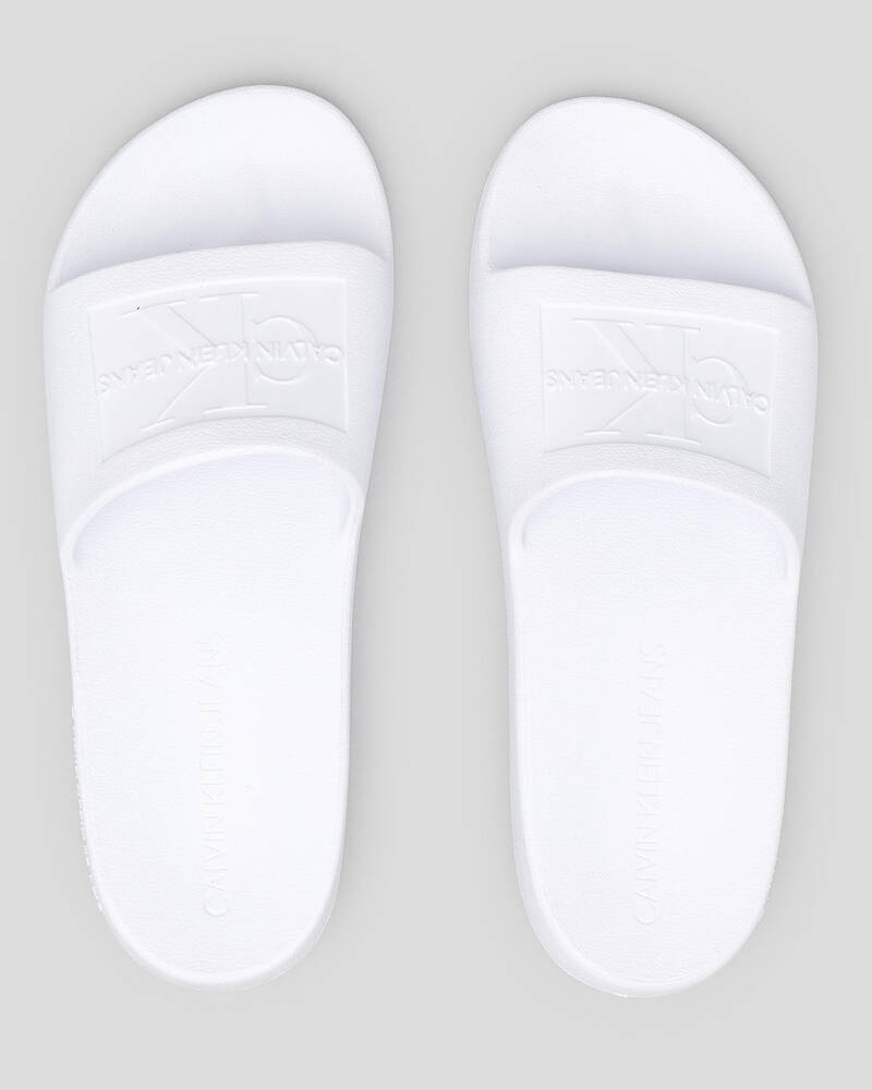 Calvin Klein Debossed Eva Slide Sandals for Womens