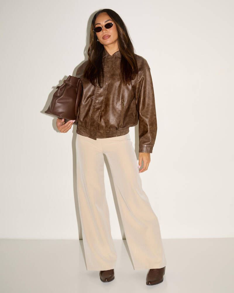 Ava And Ever Falcon Faux Leather Jacket for Womens