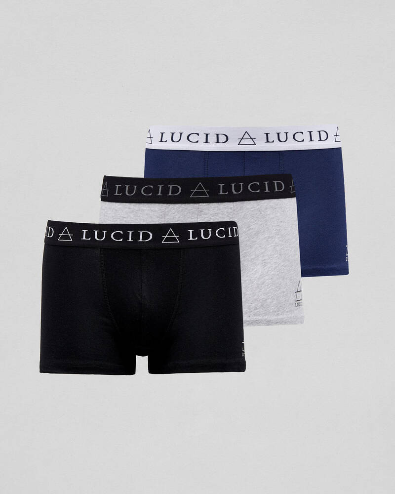 Lucid Fitted Boxer Shorts 3pk for Mens image number null