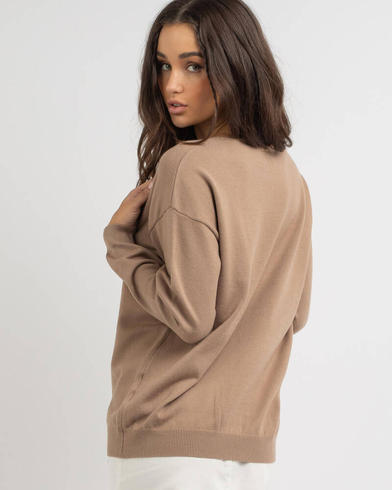 Ava And Ever Preoccupied Knit Jumper for Womens