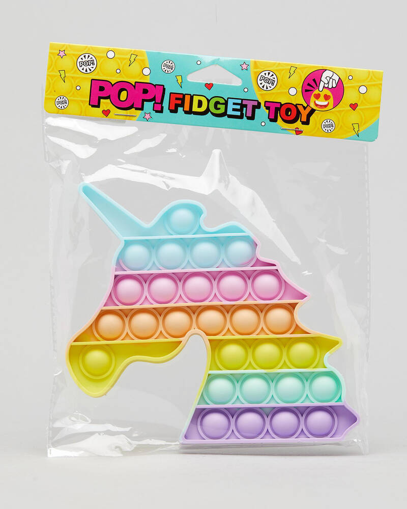 Get It Now Neon Rainbow Pop It Toy for Unisex