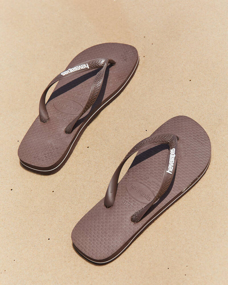 Havaianas Top Rubber Logo Thongs for Mens