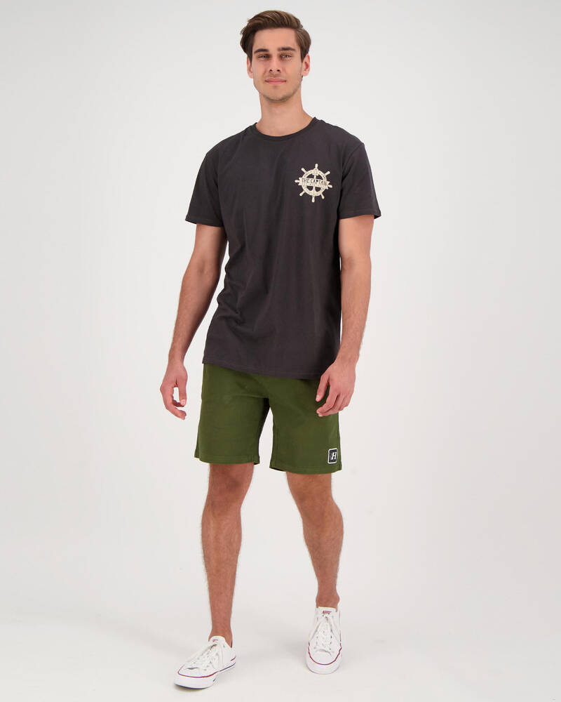 The Mad Hueys Hueys Chino Elastic Short for Mens