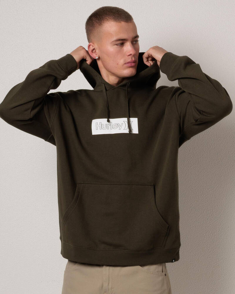 Hurley One And Only Outline Pullover Fleece Hoodie for Mens