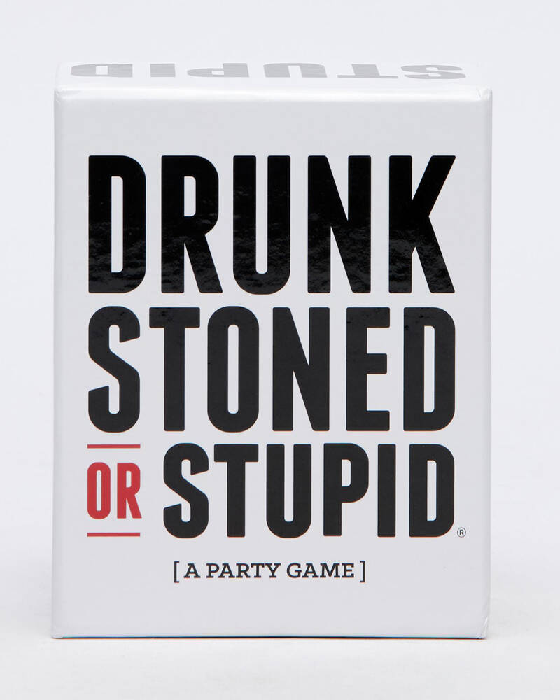 Get It Now Drunk Stoned Or Stupid Game for Unisex