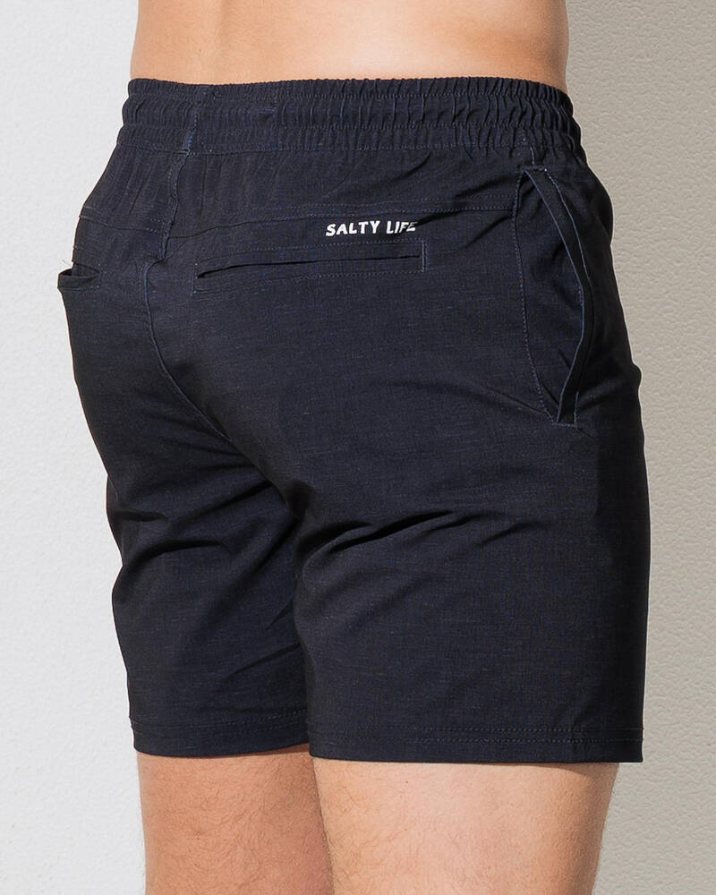Salty Life Hammerhead Elastic Waist Board Shorts for Mens