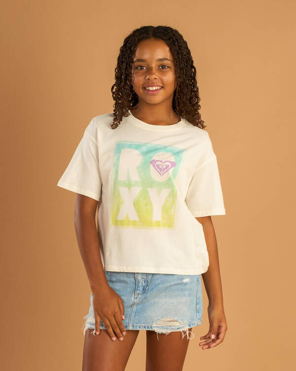 Girls' Daisy Loose Beach T-Shirt