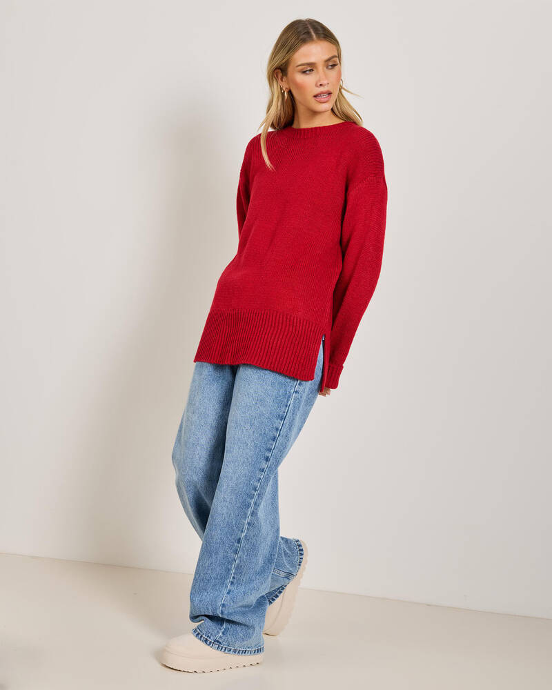 Mooloola Athena Crew Neck Knit Jumper for Womens